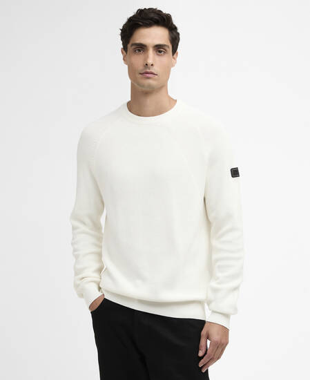 Pullover Monmouth Rundhalsausschnitt Whisper White