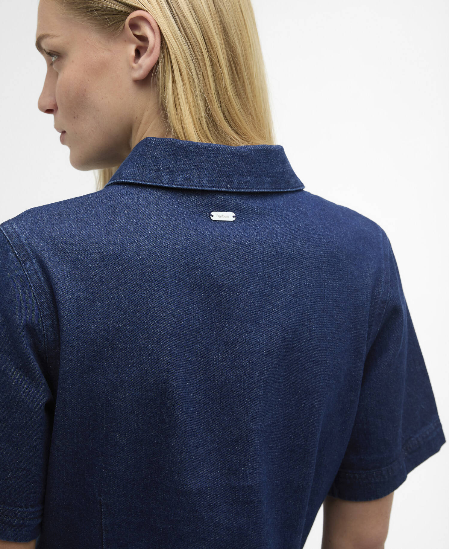 Maia Denim Mini Dress Rinse Wash image number 4