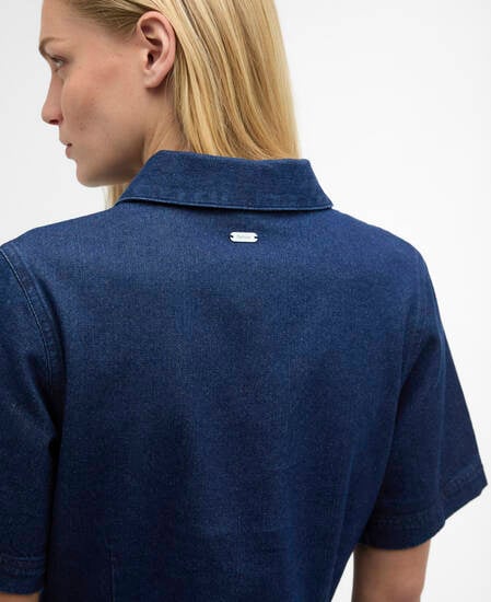 Mini abito in denim Maia Rinse Wash