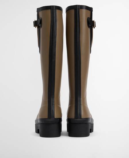 Stivaletti in gomma Leighton Military Brown/Black