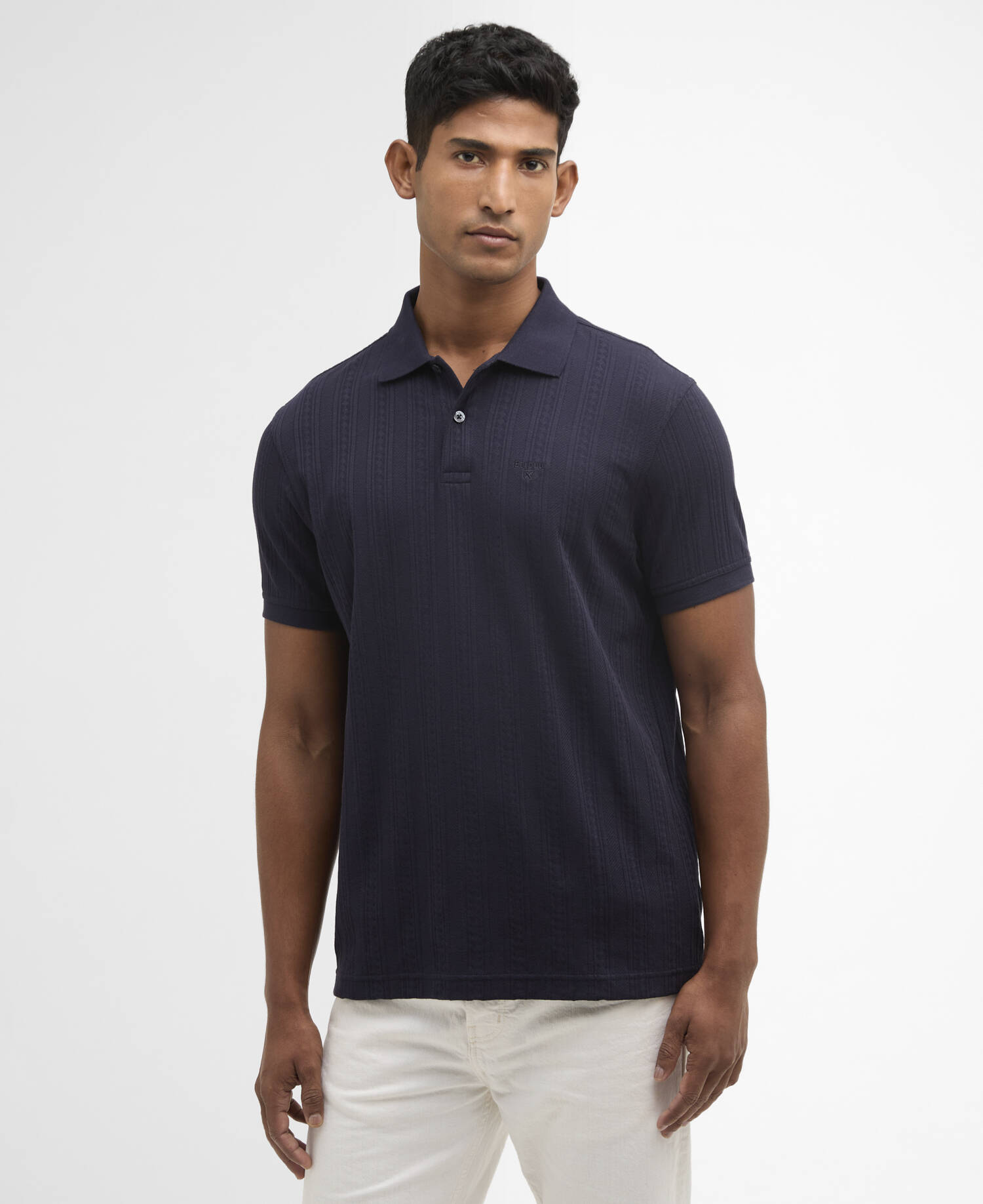 Harwell Tailored Polo Shirt Navy image number 0