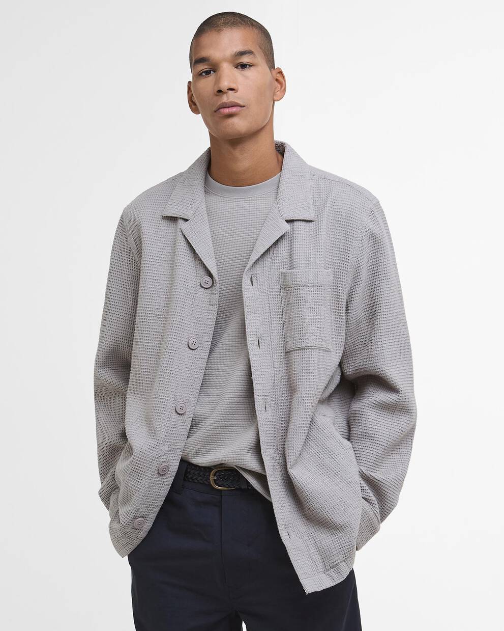 Overshirt Sandwood a nido d’ape