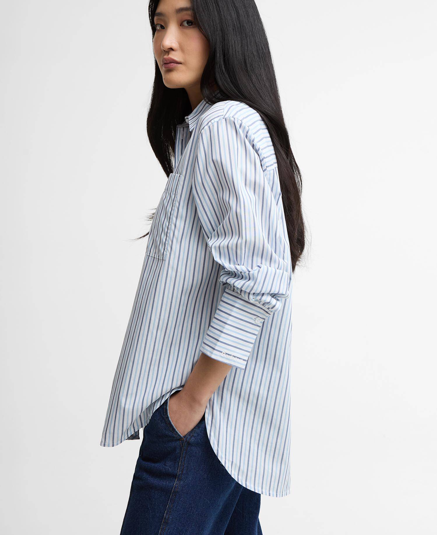 Hemd Fawley Striped Relaxed Celestial Blue/Folkstone Stripe image number 3
