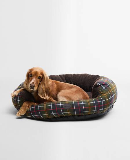 Snuggle Dog Bed 35" Classic Tartan