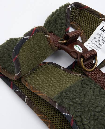 Fleece Dog Harness Olive