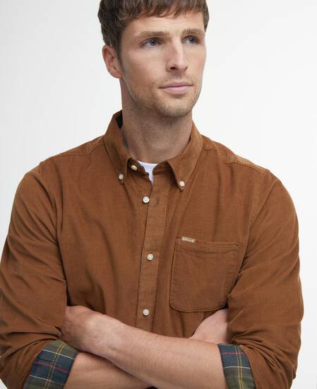 Ramsey Tailored Long-Sleeved Shirt Sandstone