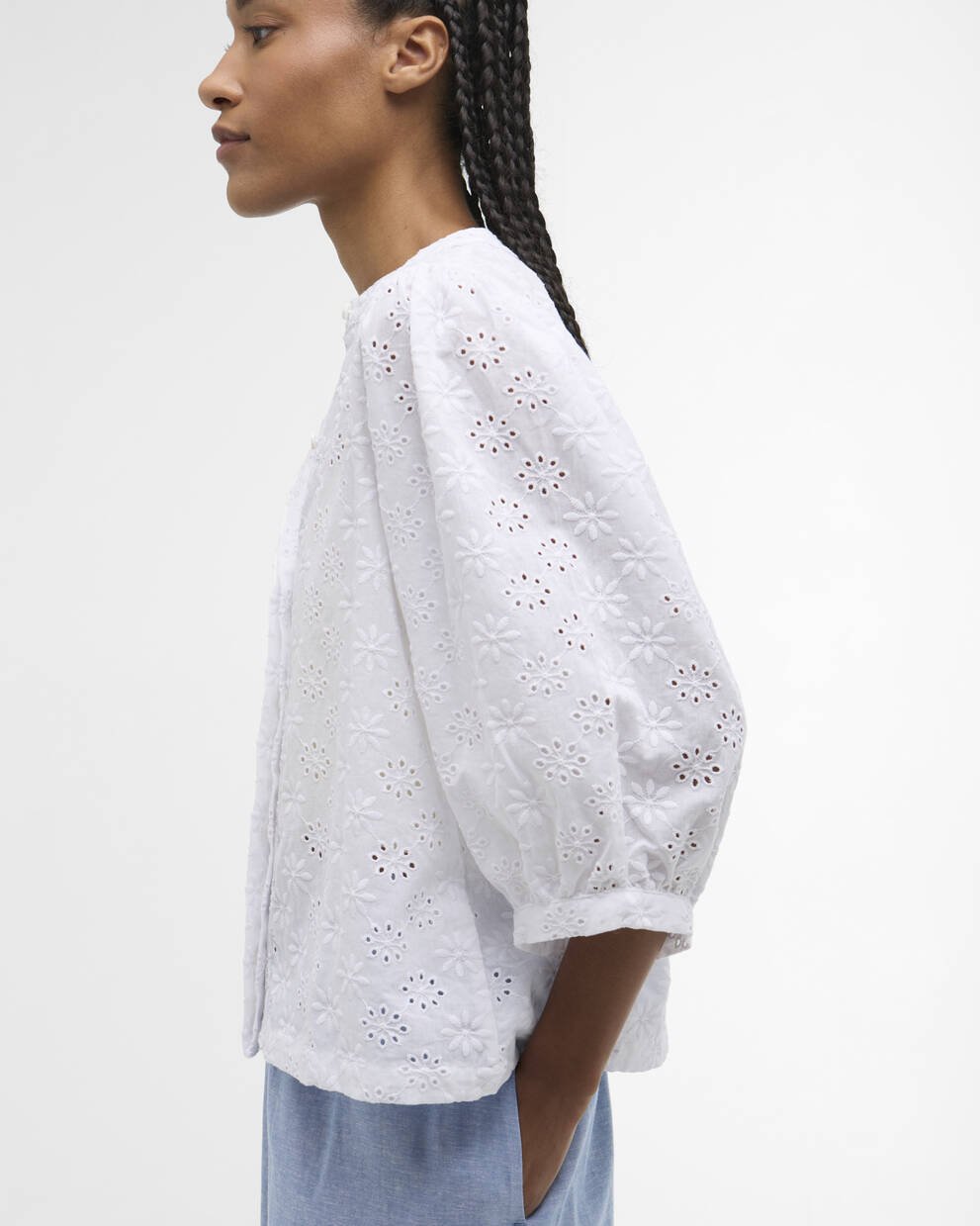 Layla Broderie Anglaise Shirt