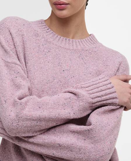 Lavensdale Crew Neck Jumper Pink Blush