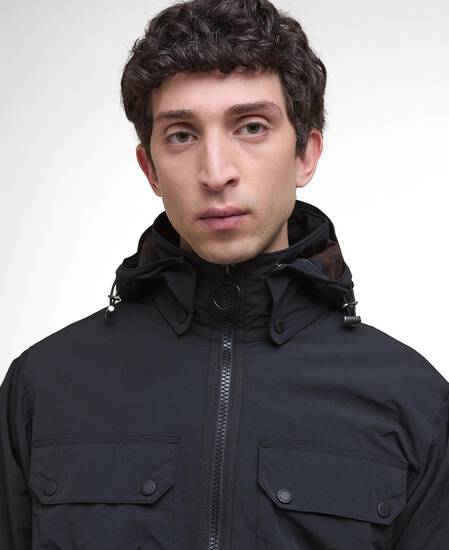 Re-Engineered Flight Bedale Showerproof Jacket Black