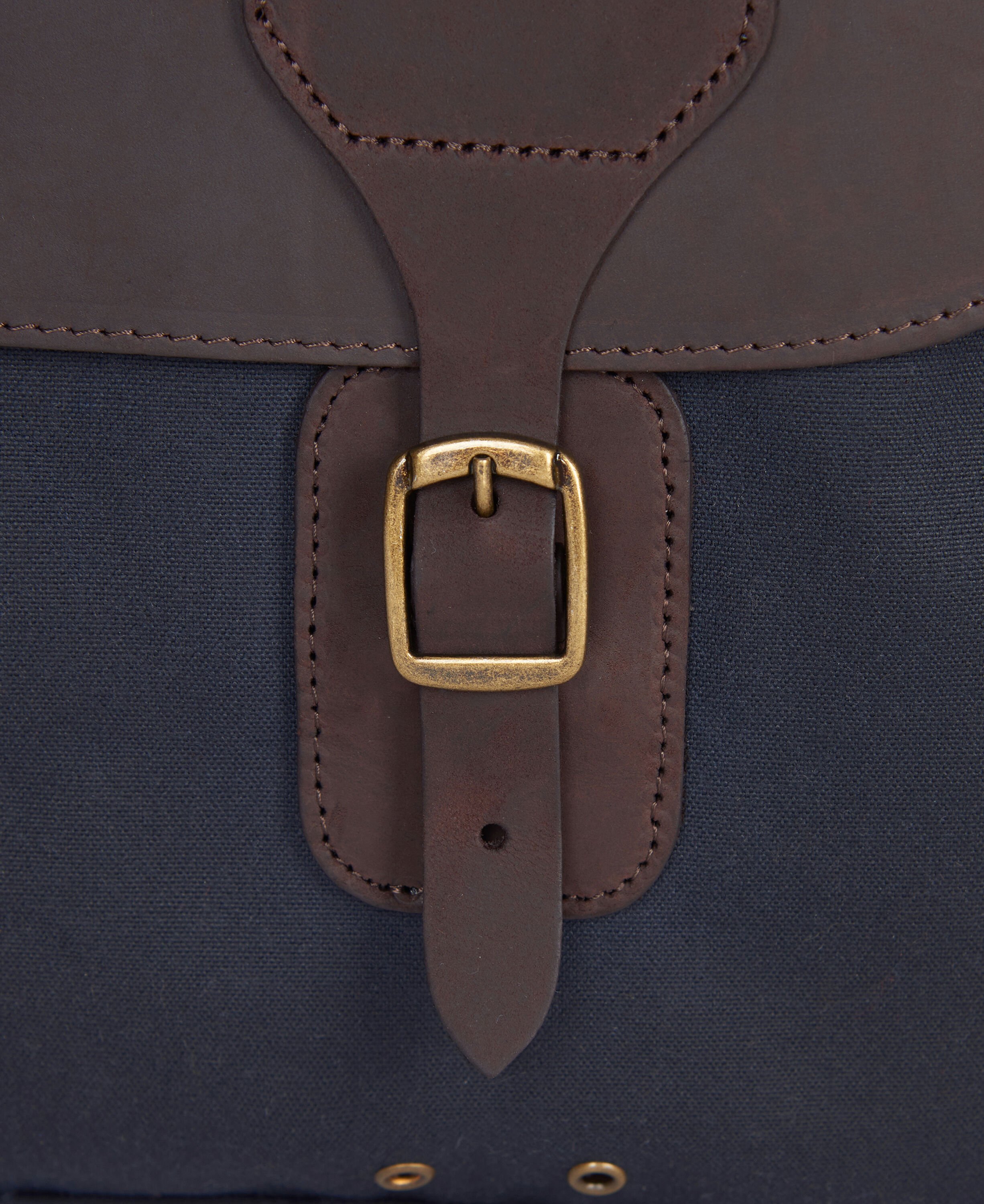 Waxed Leather Briefcase