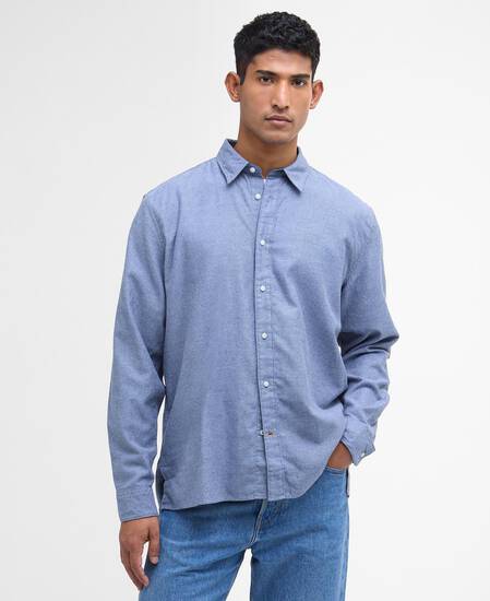 Sealane Relaxed Long-Sleeved Shirt Sky