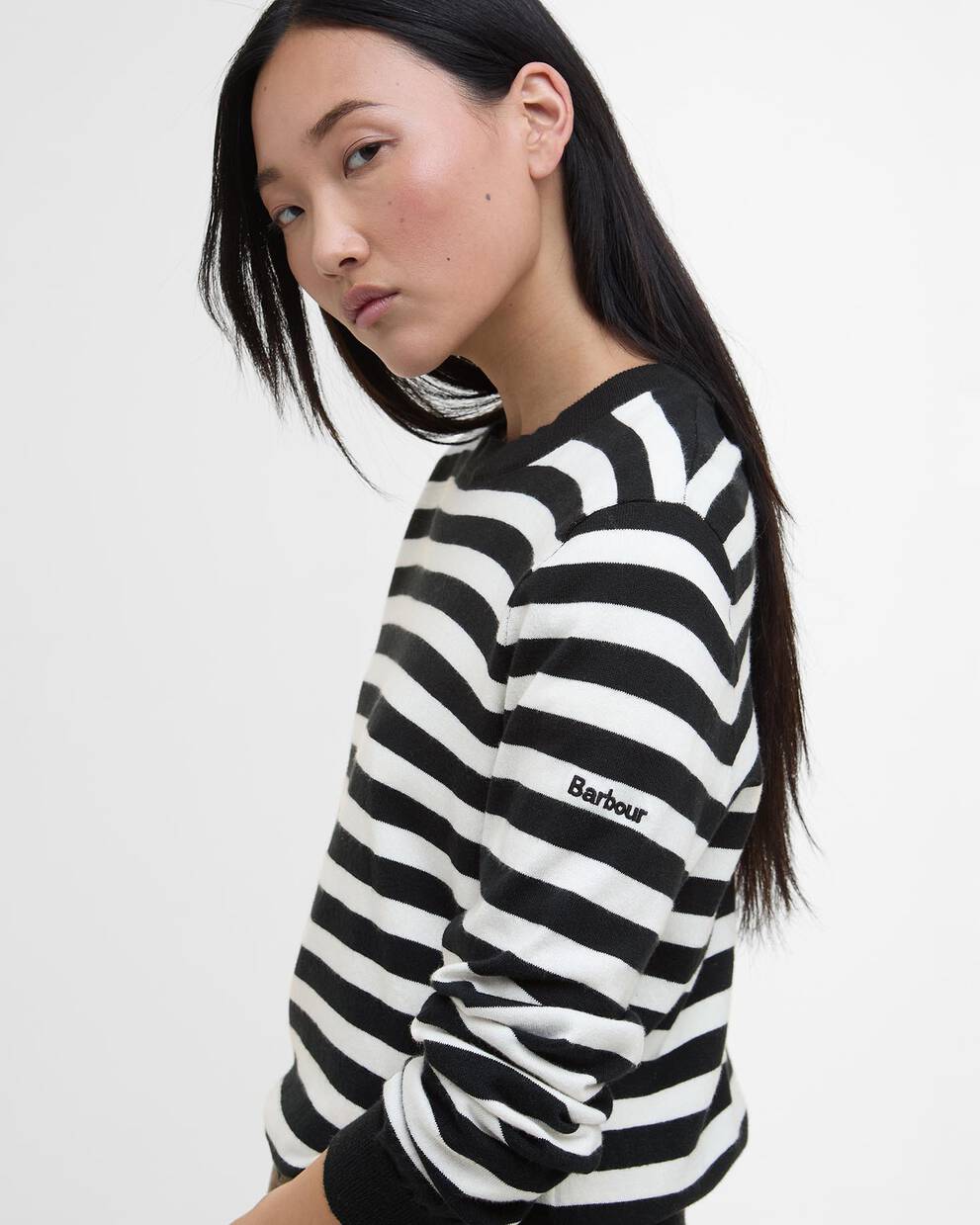 Lois Striped Crew Neck Jumper