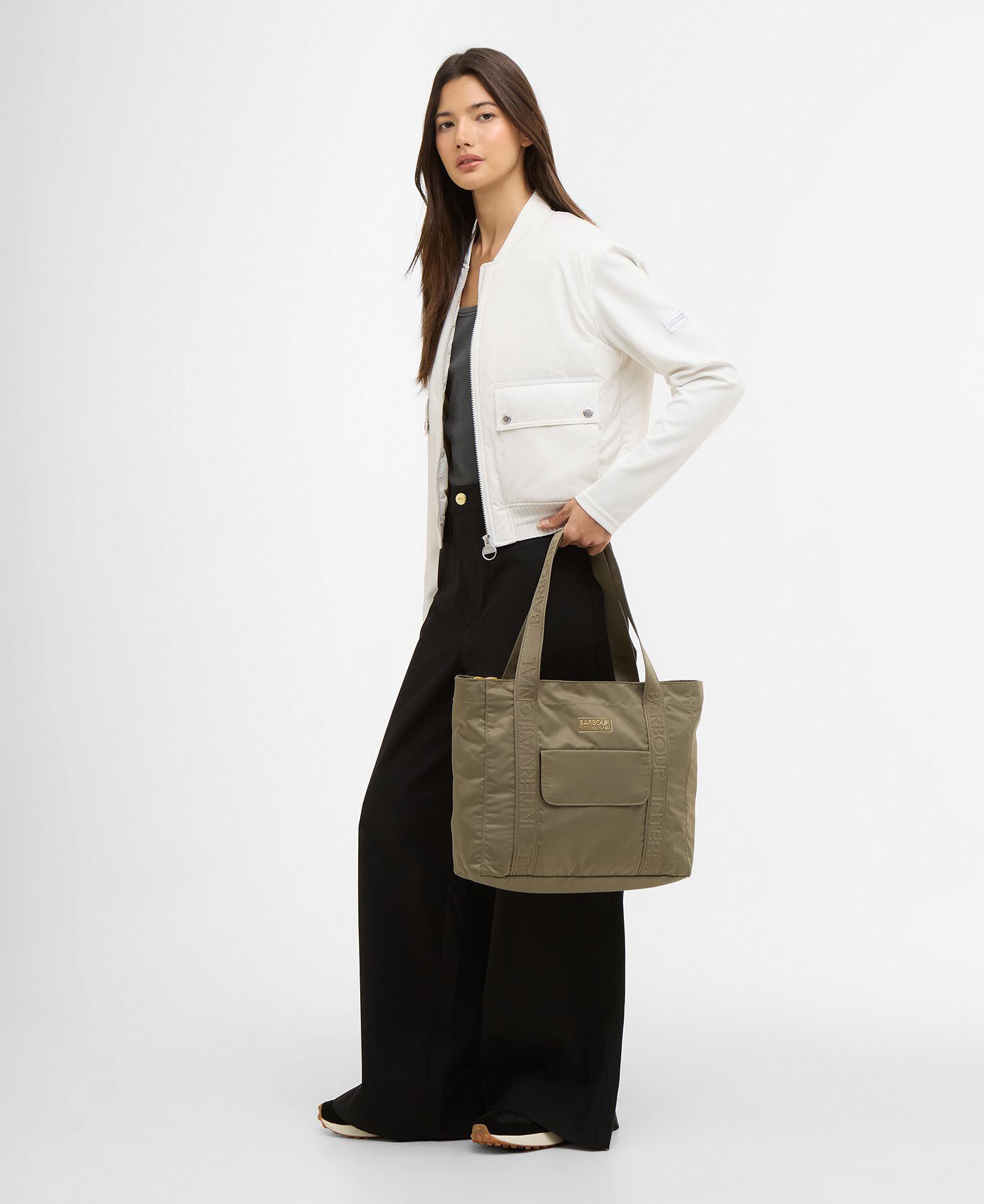 Qualify Tote Bag Dusky Khaki