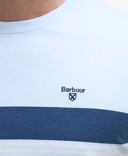 Braeside Striped T-Shirt Bleached Blue Braeside Striped T-Shirt Bleached Blue