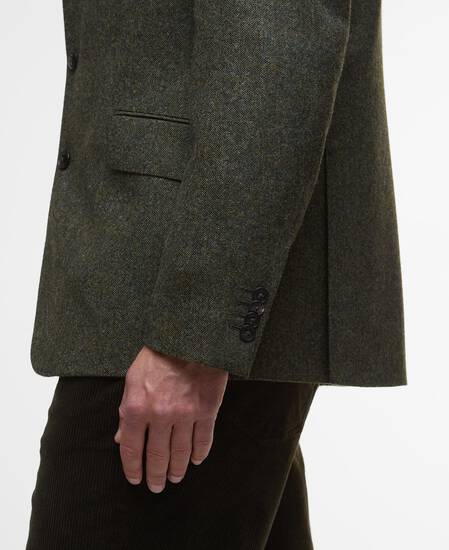 Blazer Godfrey Moons Shetland Olive Blazer Godfrey Moons Shetland Olive