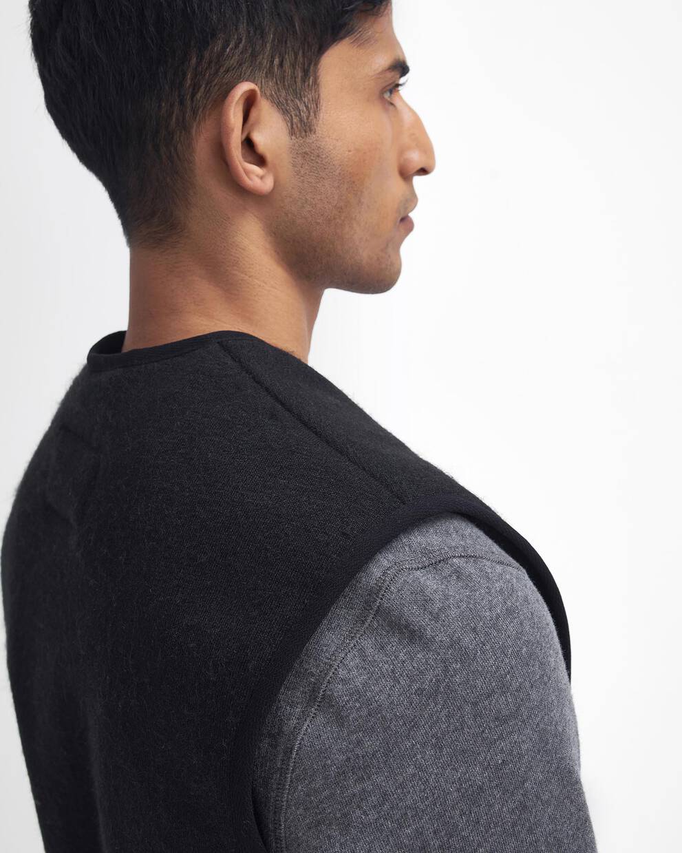 Gilet/fodera in pile caldo con cerniera