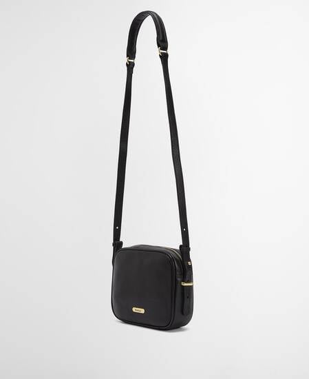 Daphne Leather Crossbody Bag Black
