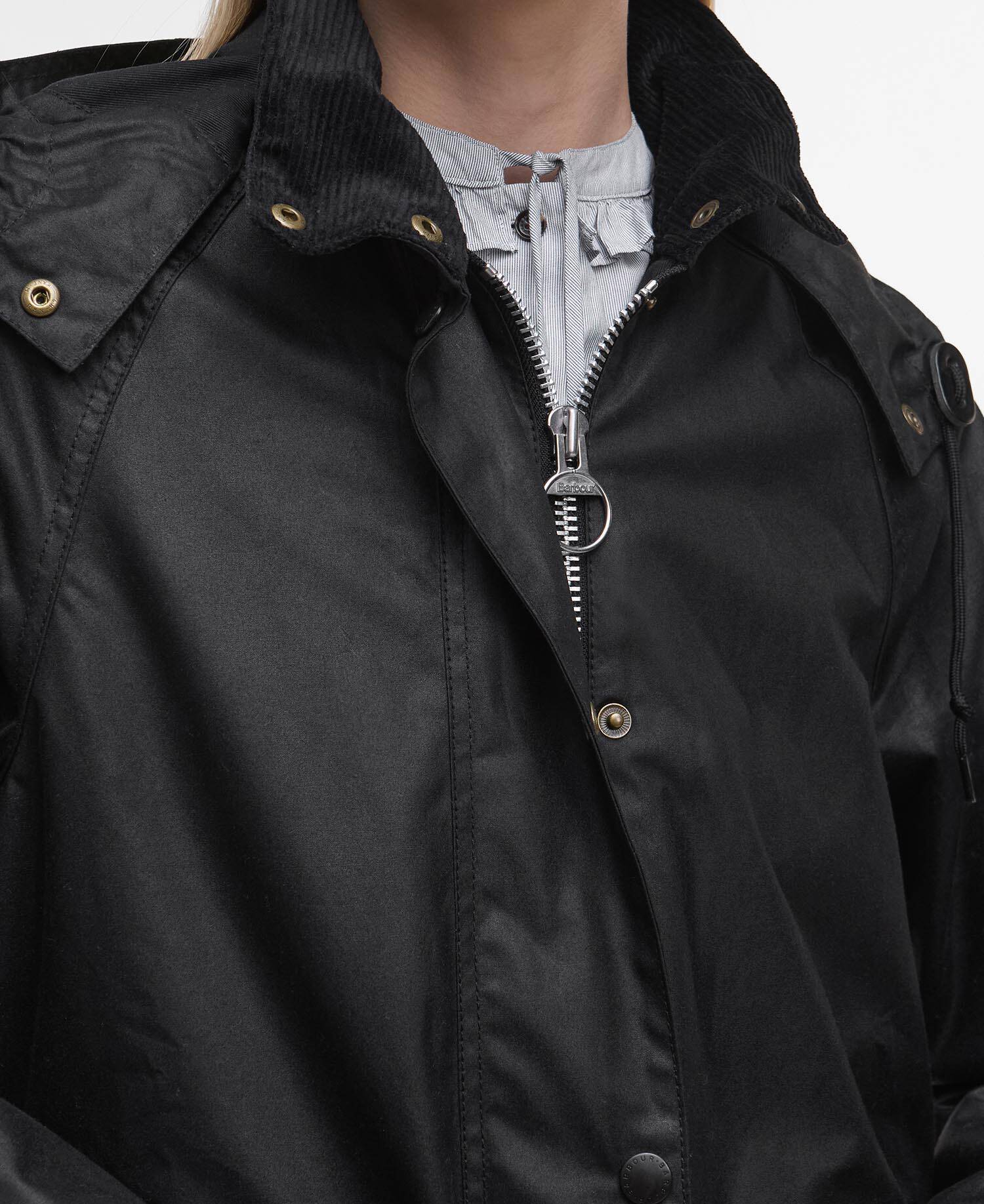 Barbour for Margaret Howell Women's  Waxed Parka Sand image number 5