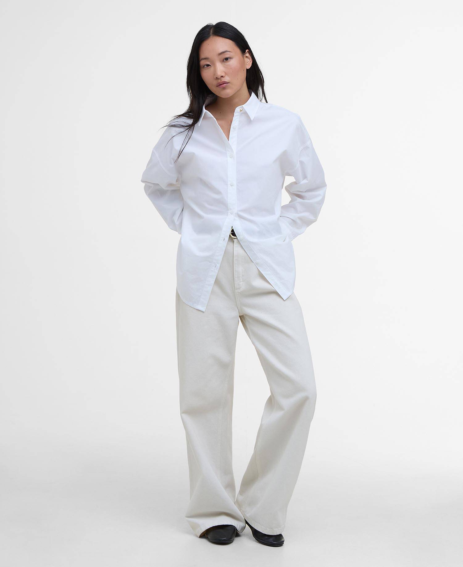 Edith Oversized Long-Sleeved Shirt image number 1