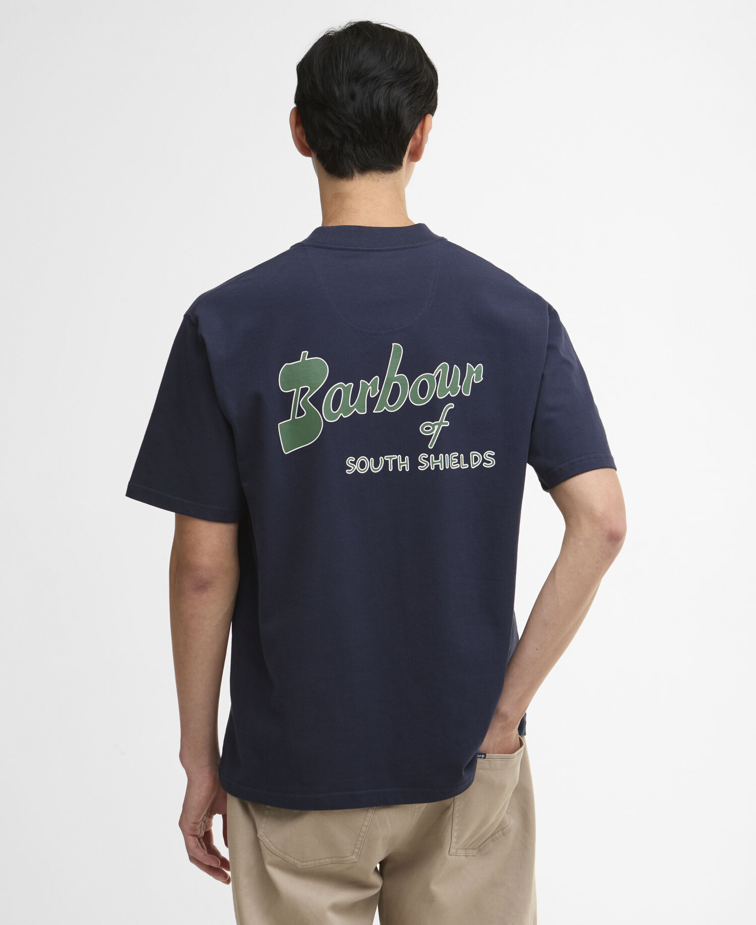 Crossby Archive Logo Oversized T-Shirt Navy