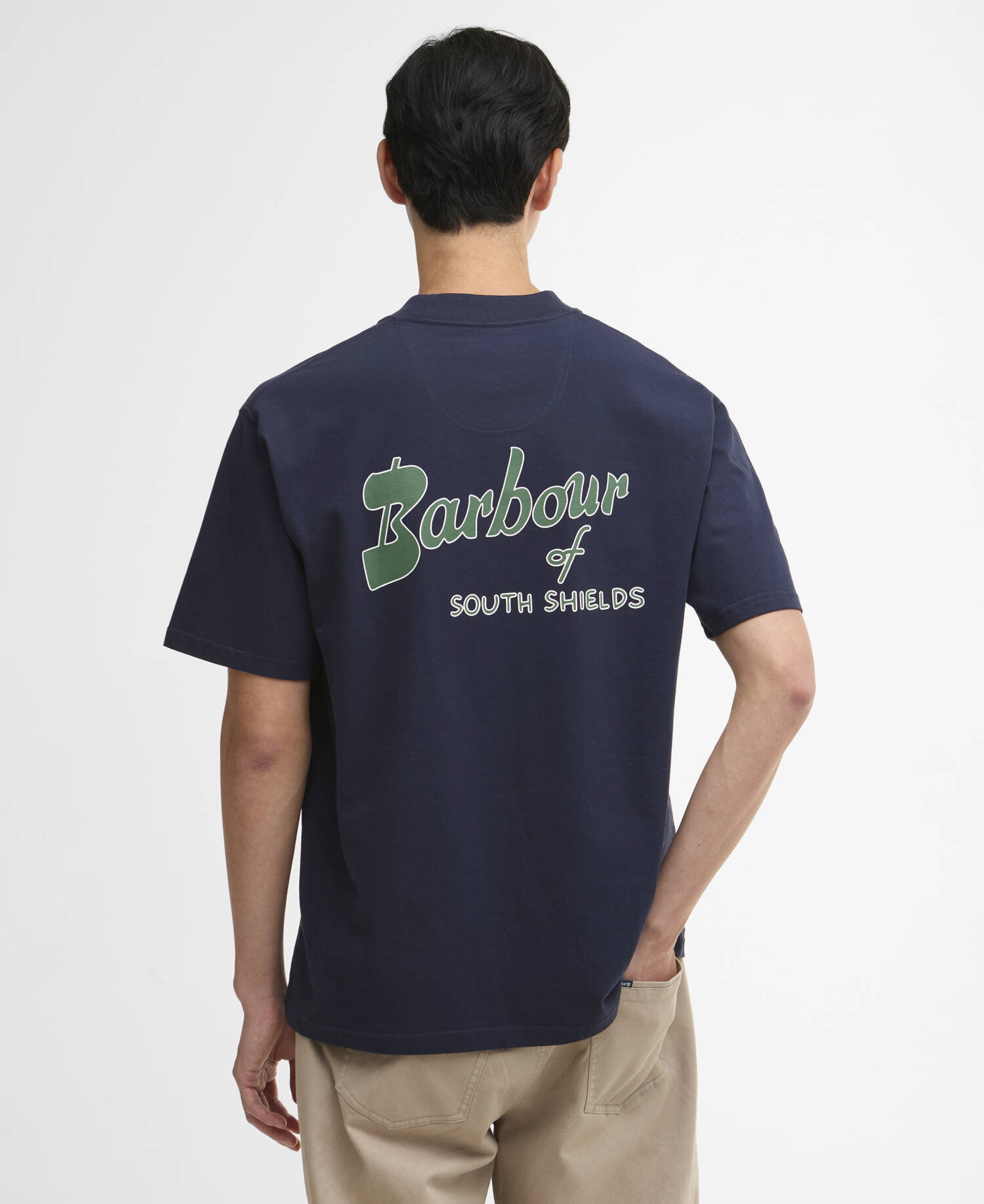 Crossby Archive Logo Oversized T-Shirt Navy image number 2