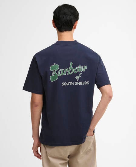 T-Shirt Crossby Archive Logo Oversized Navy