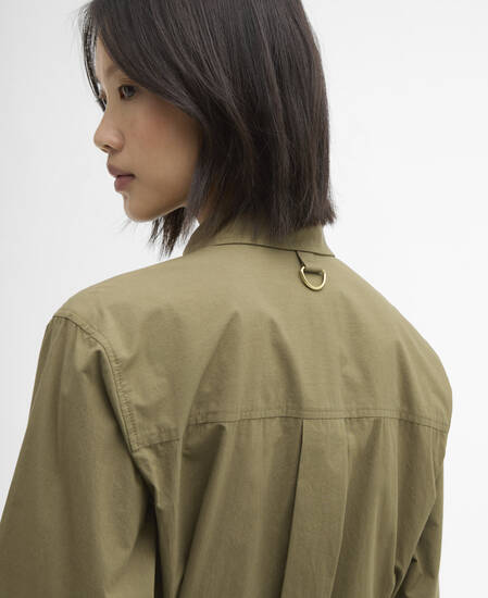 Rowane Midi Dress Burnt Olive