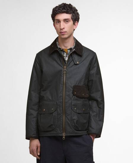 Jig Waxed Jacket Sage