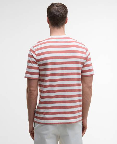 Charlton Relaxed Striped T-Shirt Earth Pink