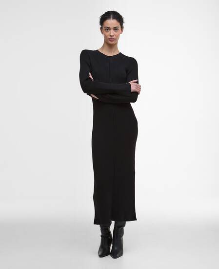 Abito midi in maglia Anastasia Black