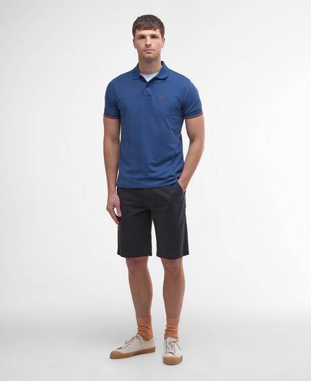 Austwick Tipped Polo Shirt Dark Denim