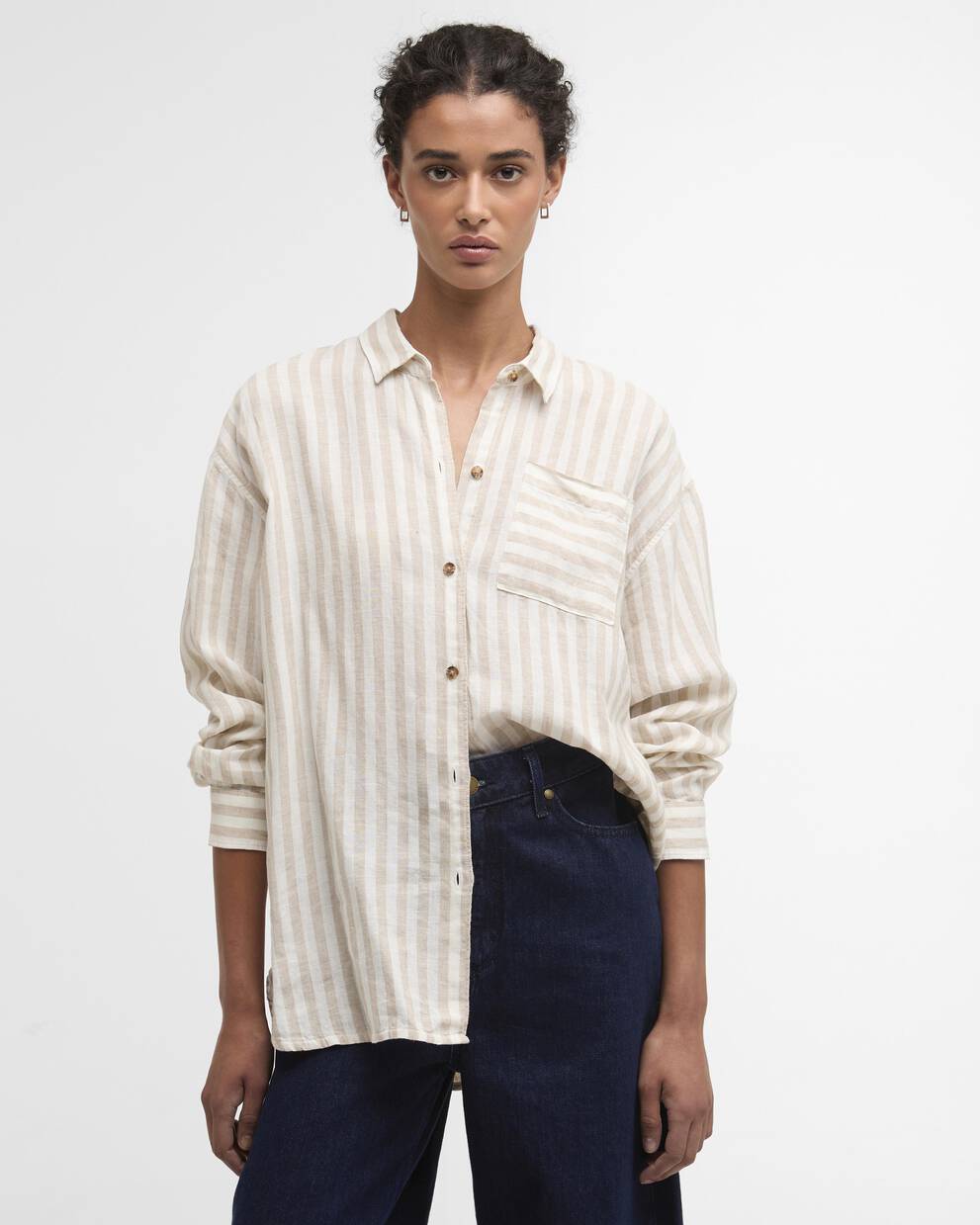 Annie Striped Linen Shirt