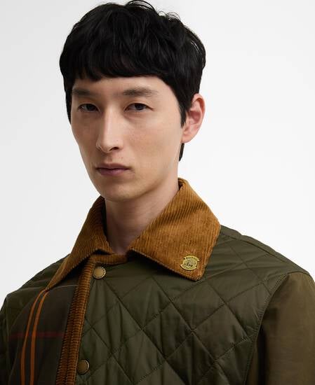 Barbour x Feng Chen Wang Fendale Quilted Jacket Olive