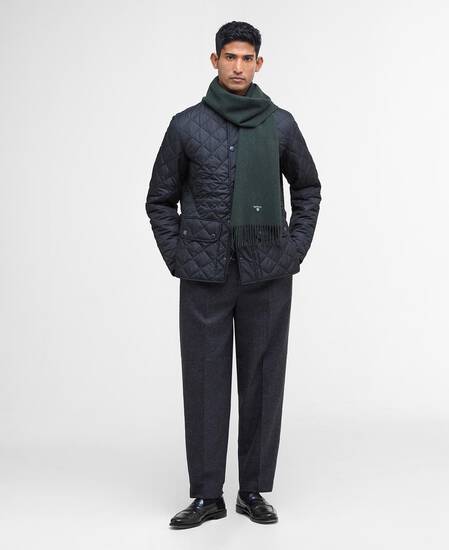 Sciarpa in lana d'agnello a tinta unita 