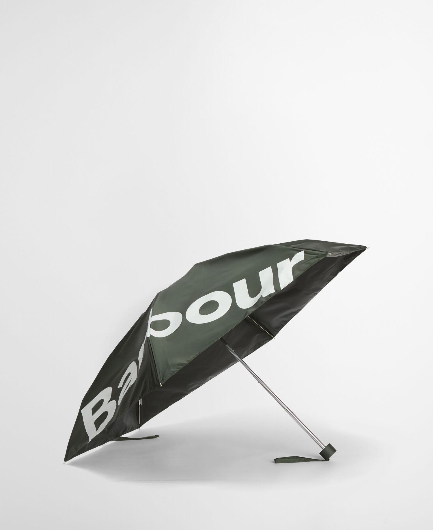Logo Mini Umbrella Barbour Green