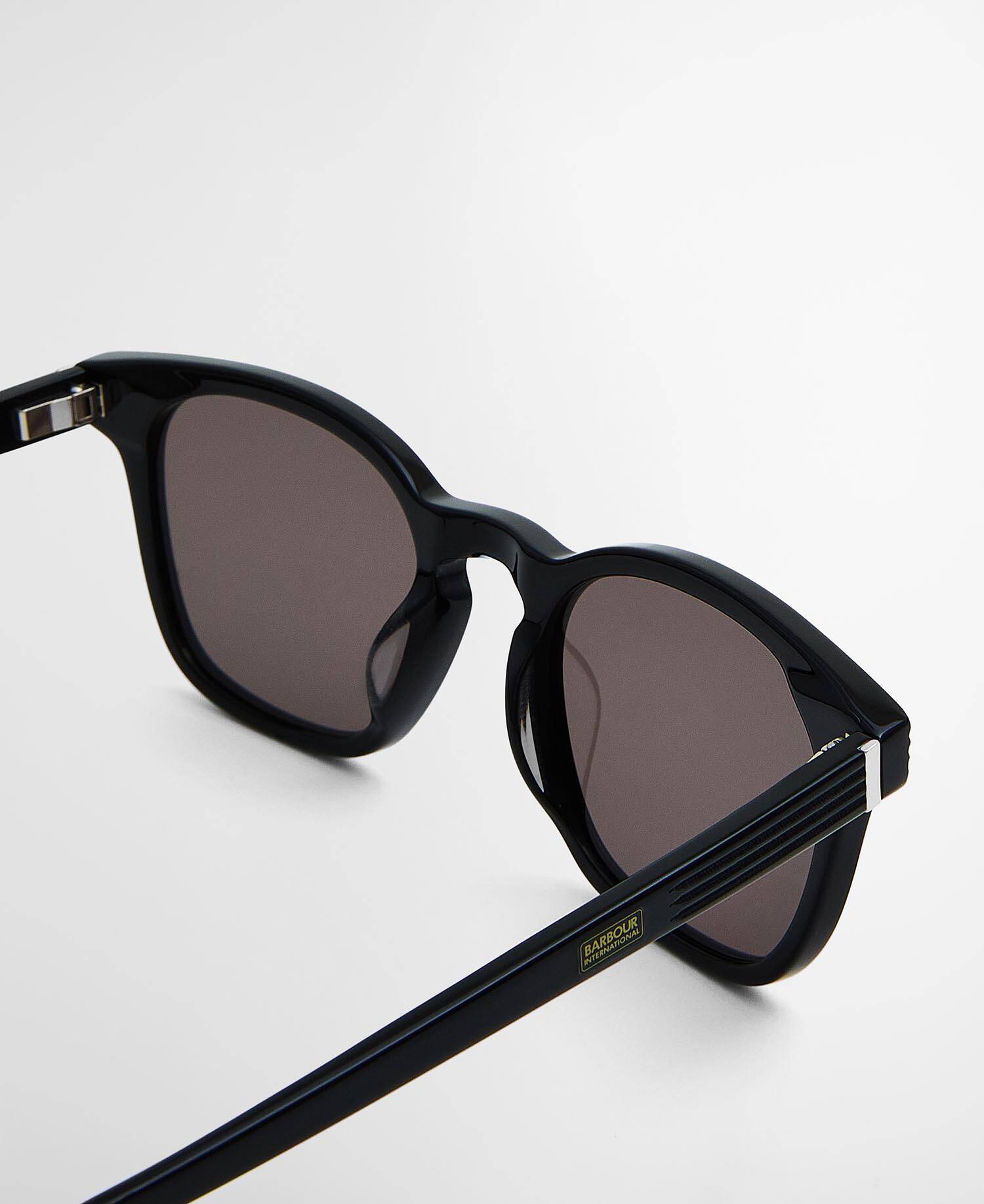 Square Retro Sunglasses Black image number 2
