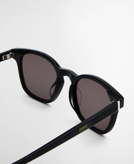 Square Retro Sunglasses Black