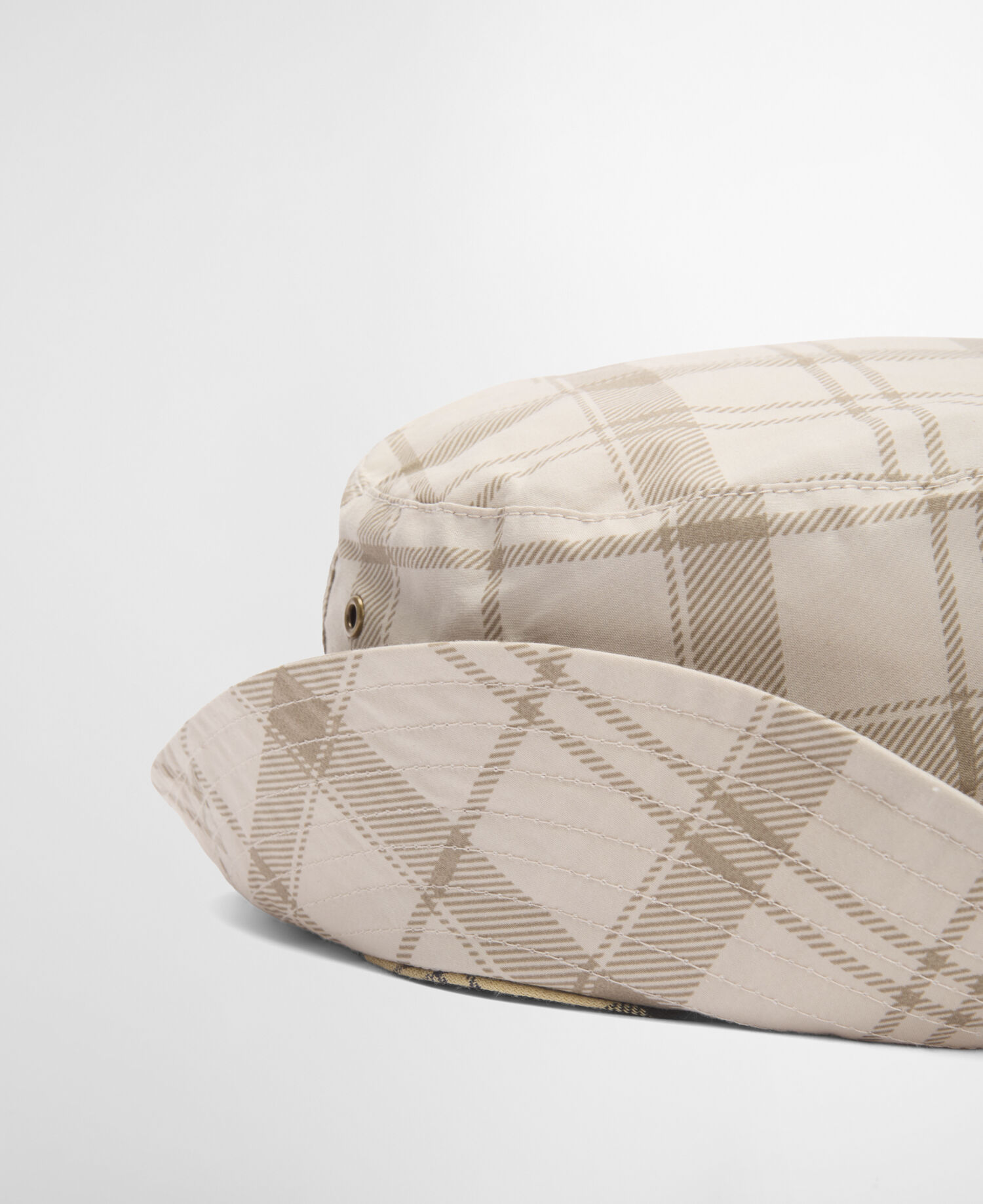 Tartan Transport Bucket Hat Mist Printed Tartan