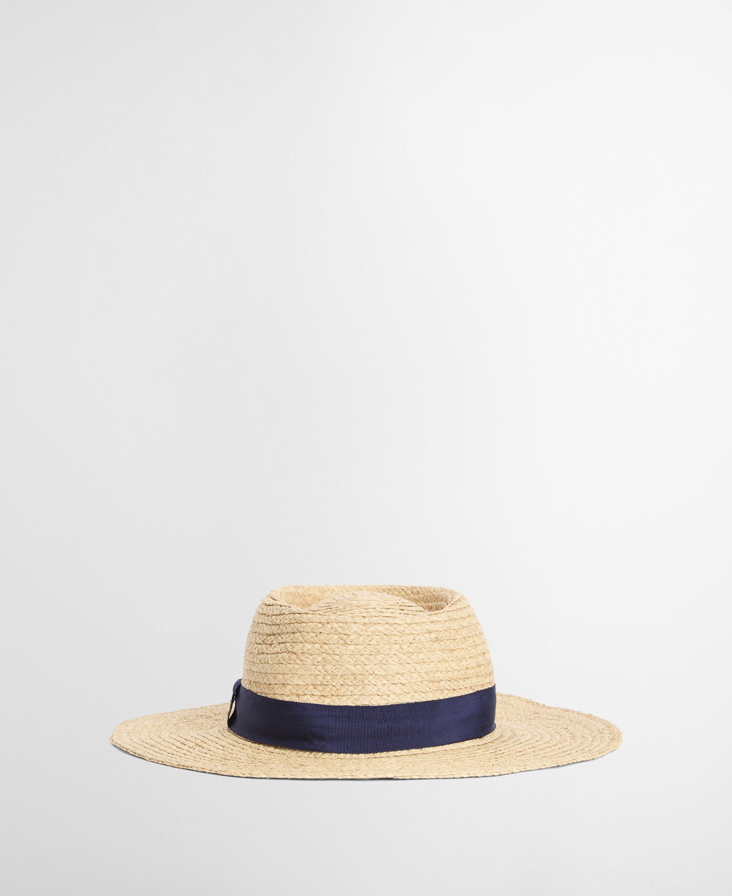 Lily Straw Boater Hat Natural