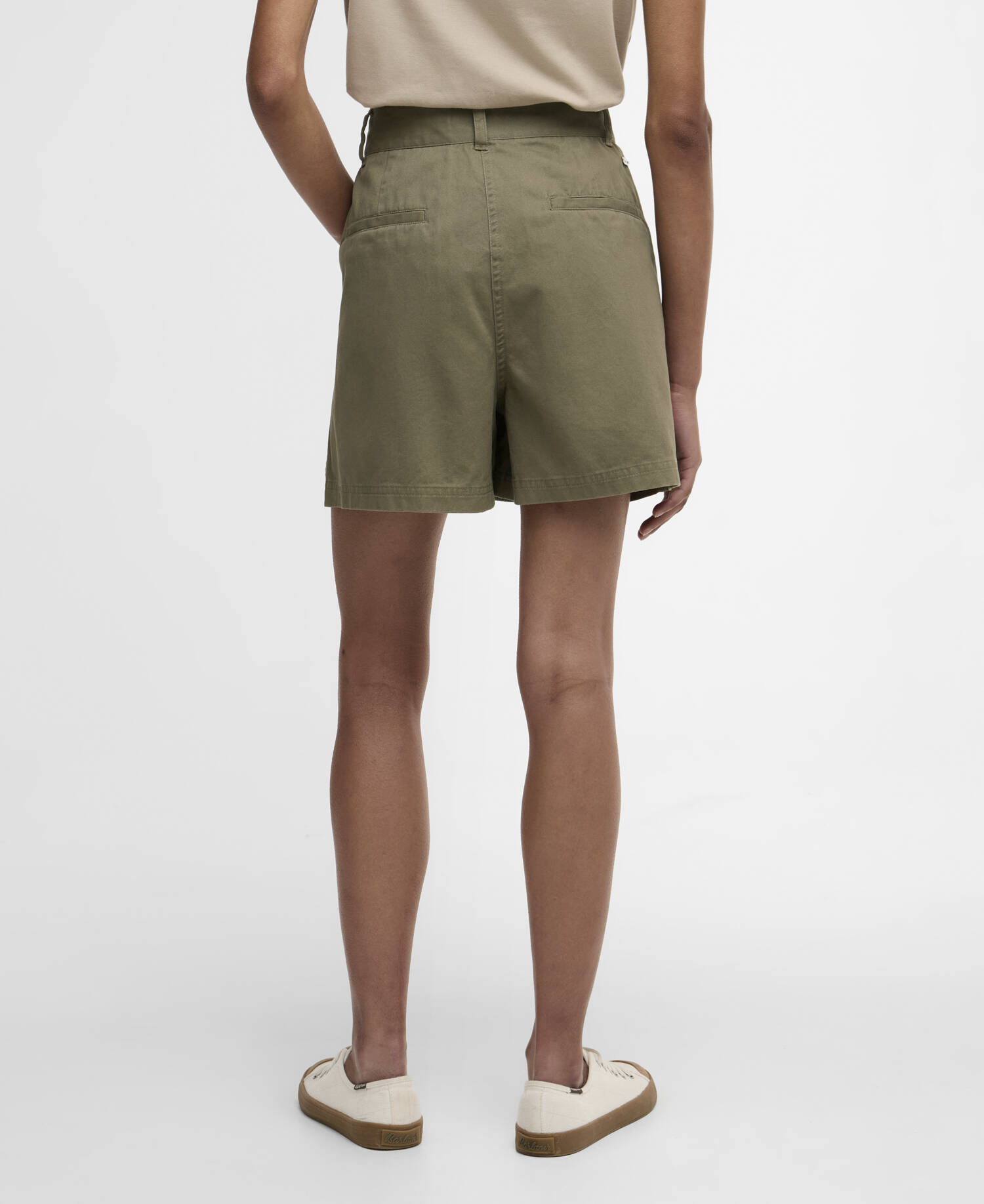 Fern Pleated Shorts Dusky Green image number 2
