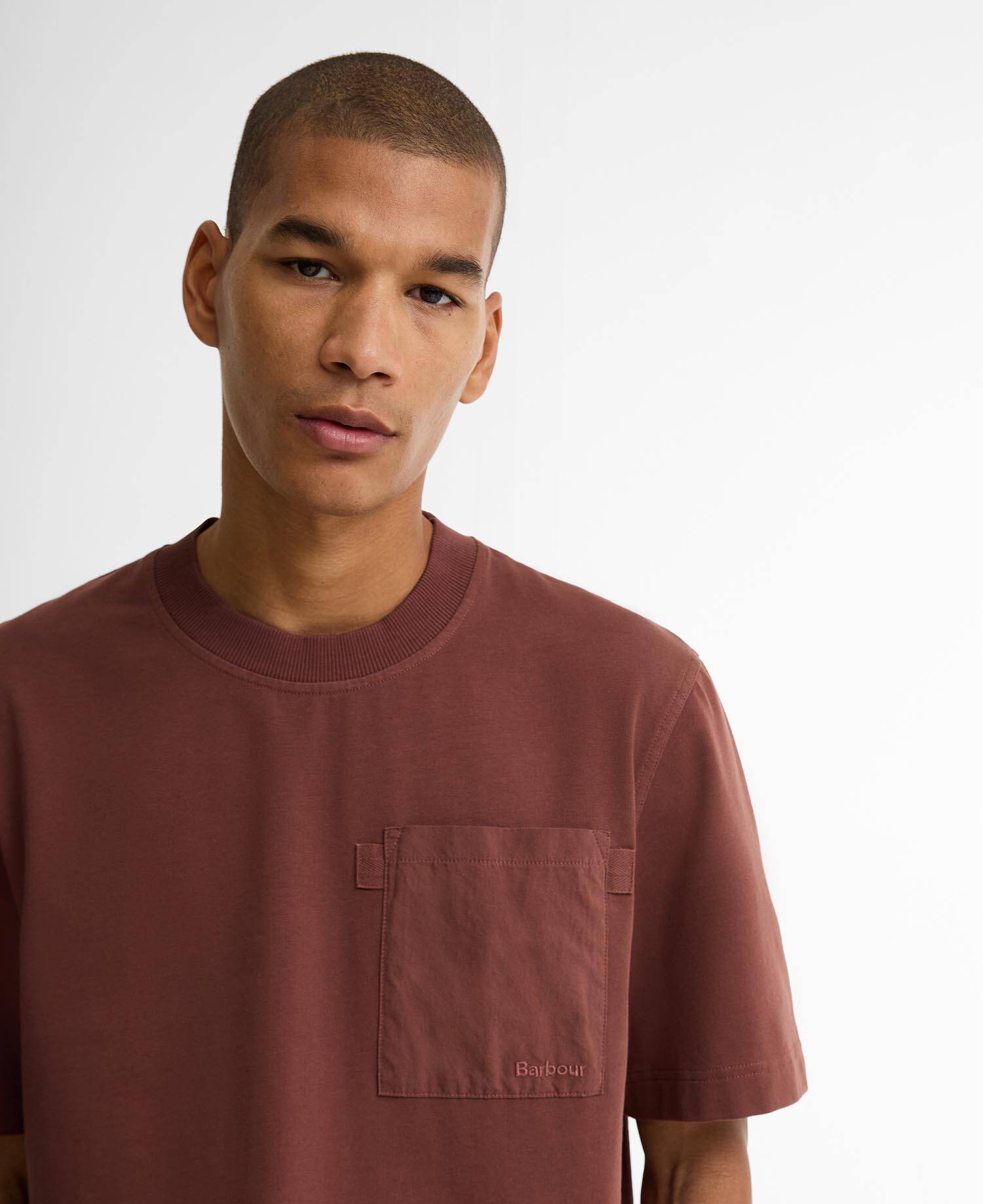 Ivergill Pocket Relaxed T-Shirt Burnt Pepper image number 3