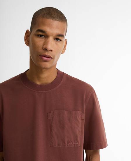 Ivergill Pocket Relaxed T-Shirt Burnt Pepper