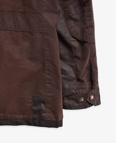 Barbour Re-Loved Corbridge Waxed Jacket - Size XL Rustic