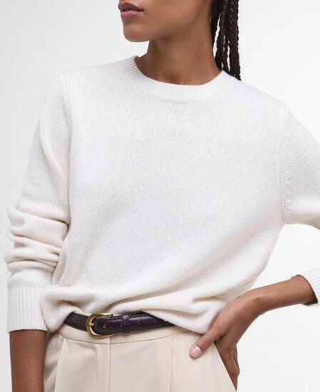 Woodhouse Crew Neck Jumper Ecru