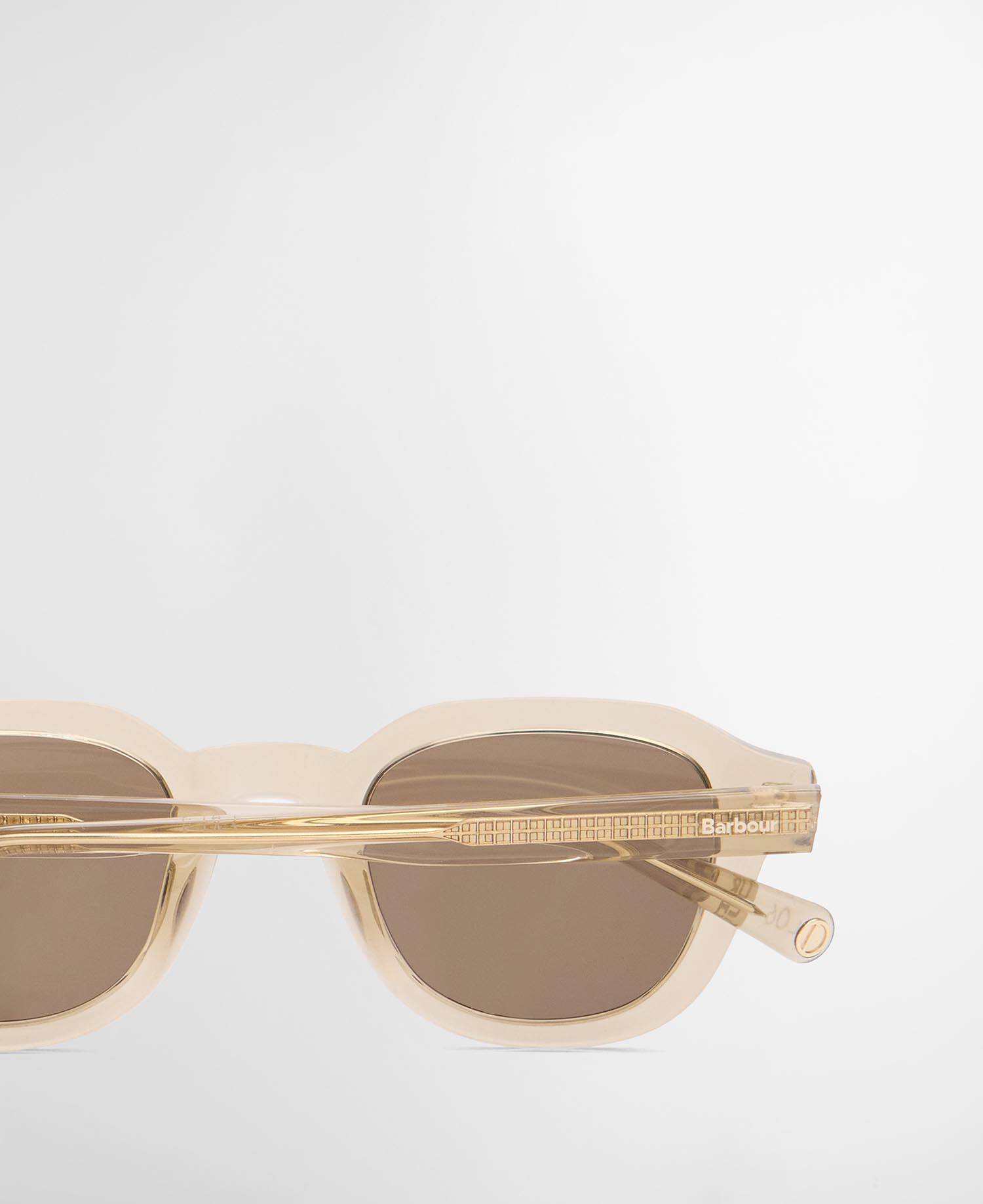 Ted Round Sunglasses Tan Crystal / Khaki image number 3