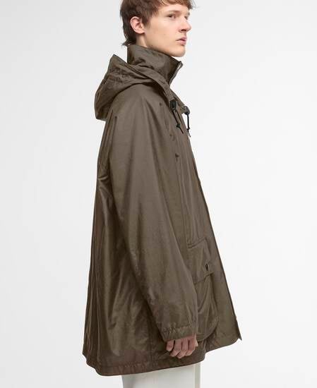 Barbour for Margaret Howell Waxed Parka Kelp