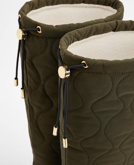Gummistiefel Marnie Quilted Olive/Black