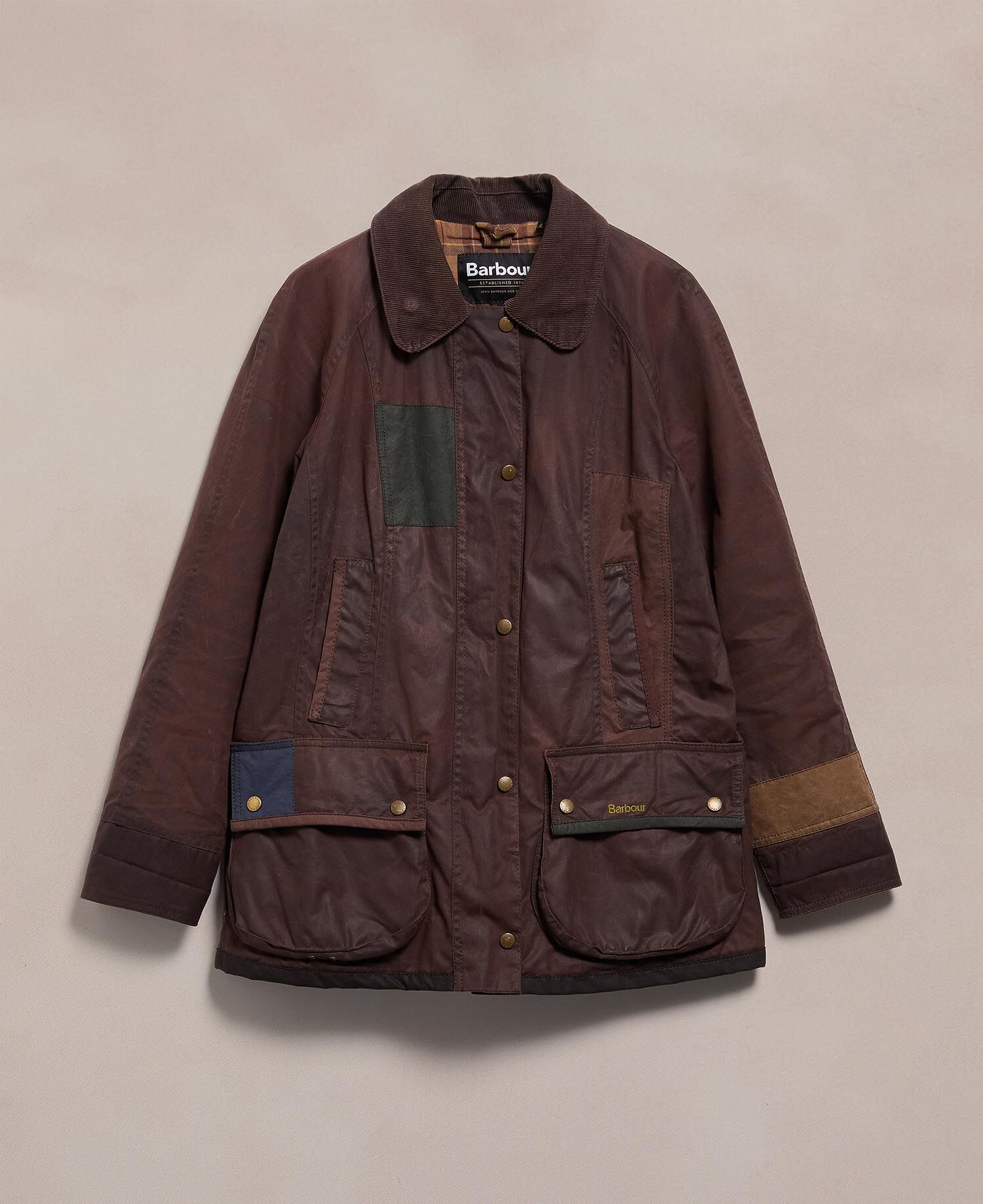 Barbour Re-loved Women's Beadnell Waxed Jacket - Size 12 Rustic
