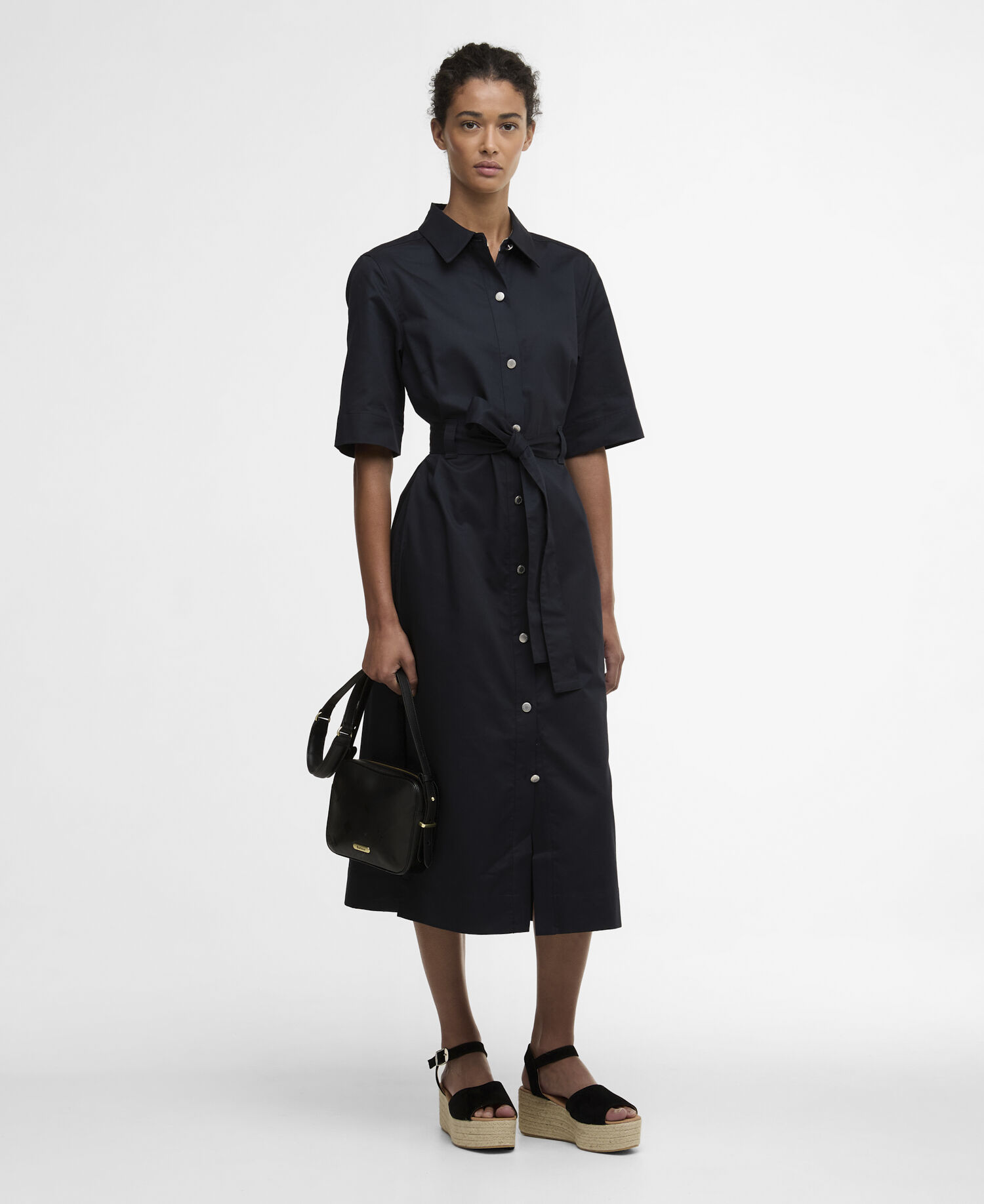 Sloane Midi Dress Dark Navy