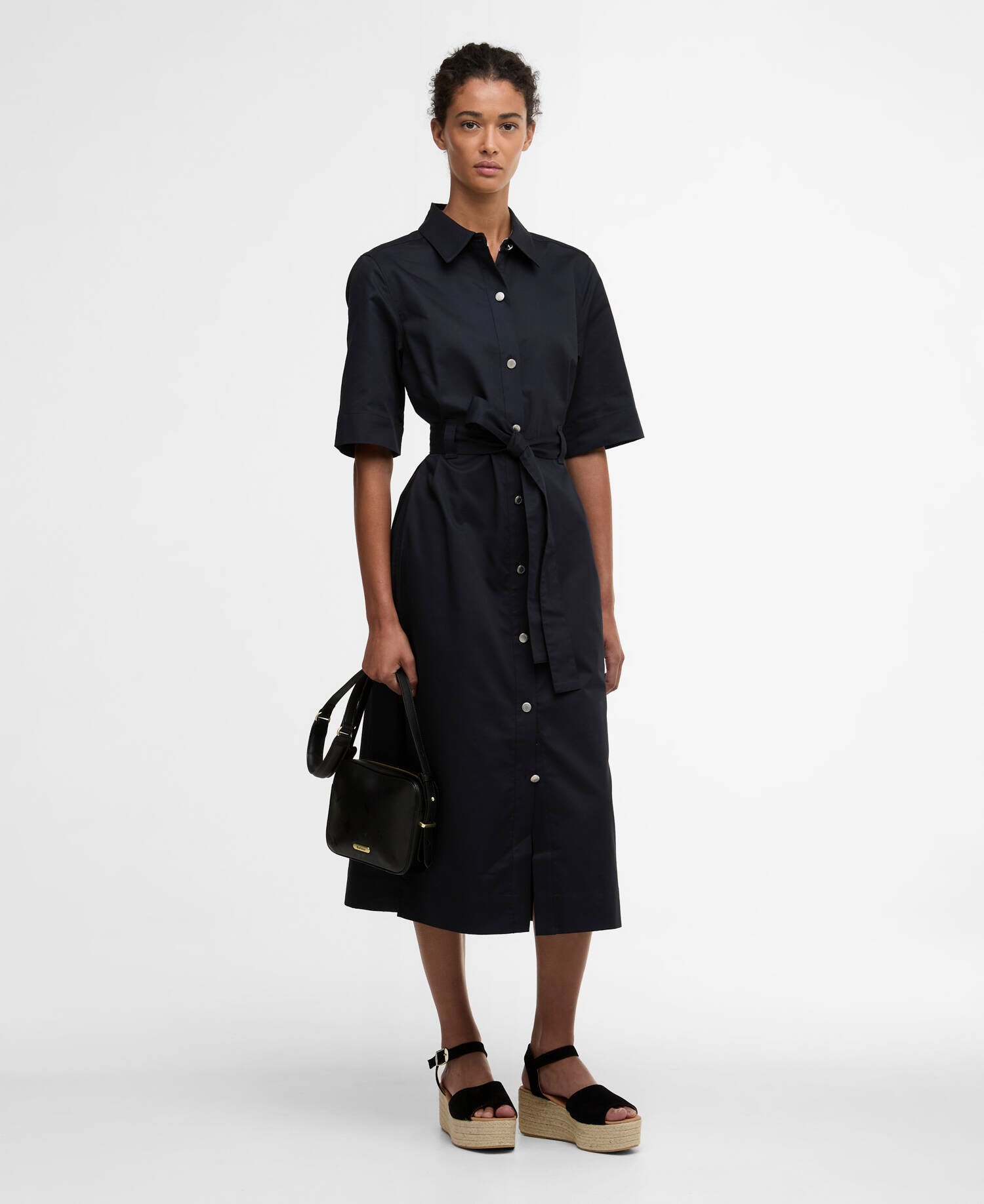 Sloane Midi Dress Dark Navy image number 1